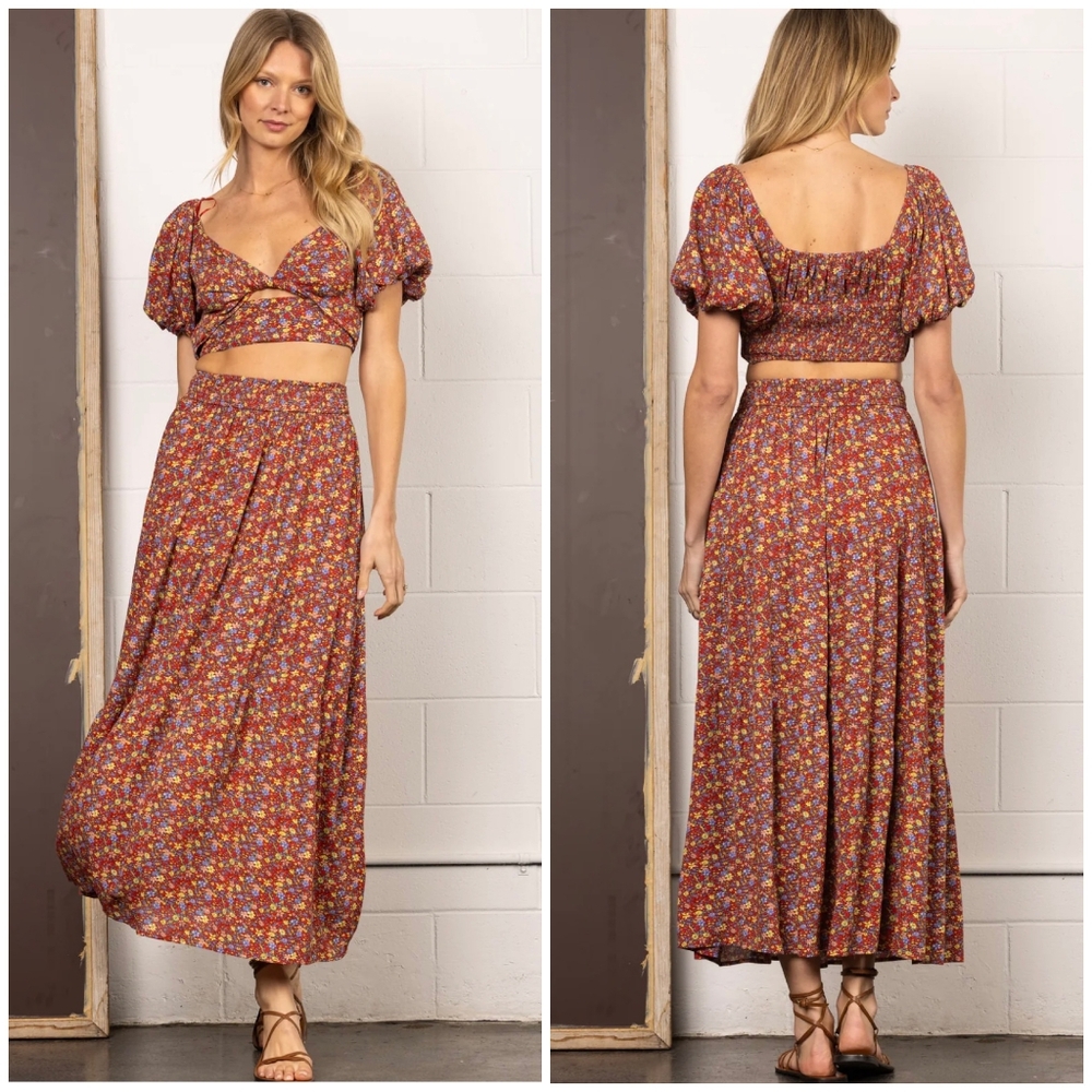 SHOP NEIGHBOR By In The Begging Chic 2-Piece Maxi Skirt Set - Picture 3 of 7